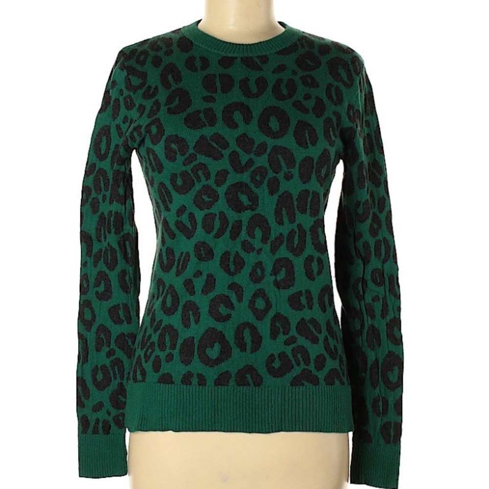 🔥🔥🔥a. New day print green sweater 2x Plus S